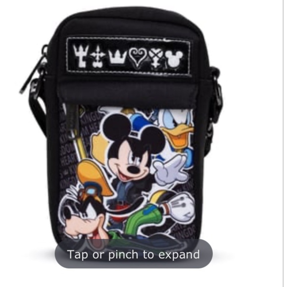 Buckle Down Kingdom Hearts Mickey Mouse Crossbody